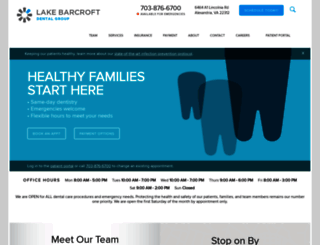 lakebarcroftdentalgroup.com screenshot
