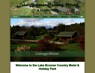 lakebrunnermotel.co.nz screenshot