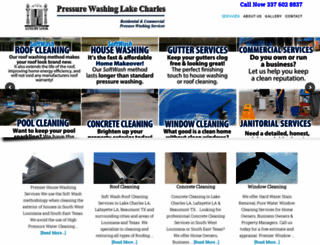 lakecharles.pressurewashing.net screenshot