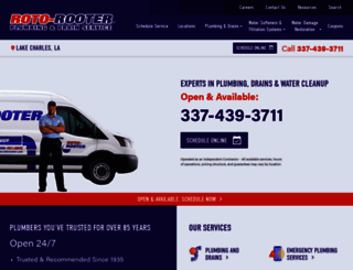 lakecharlesrotorooter.com screenshot