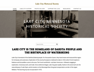lakecityhistoricalsociety.org screenshot