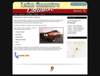 lakecountrycollisionllc.com screenshot