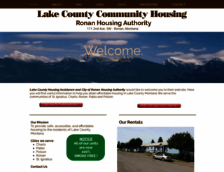 lakecountyhousing.org screenshot