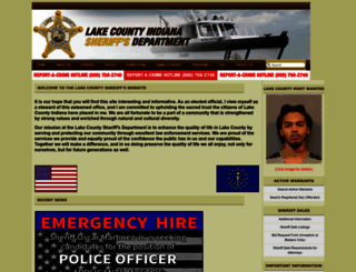 lakecountysheriff.com screenshot