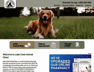 lakecrestanimalclinic.com screenshot