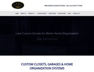 lakecustomclosets.com screenshot