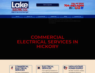 lakeelectric.com screenshot