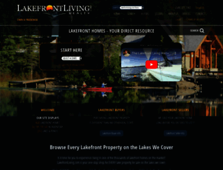 lakefrontliving.com screenshot
