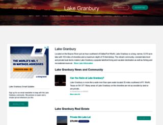 lakegranburyhub.com screenshot