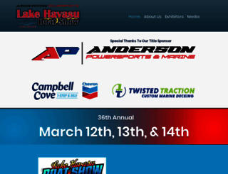 lakehavasuboatshow.com screenshot