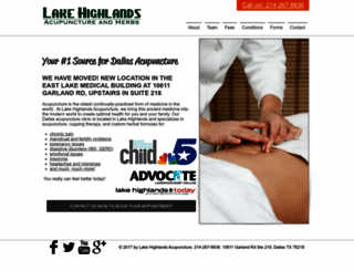 lakehighlandsacupuncture.com screenshot