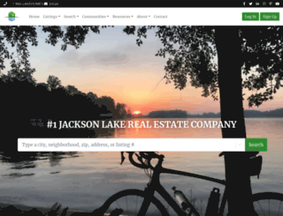 lakehomesjackson.com screenshot