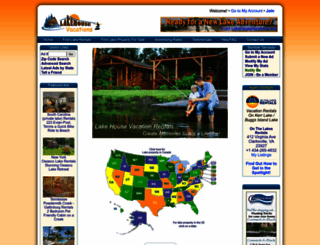 lakehousevacations.com screenshot