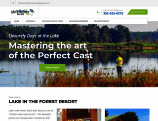 lakeintheforest.com screenshot