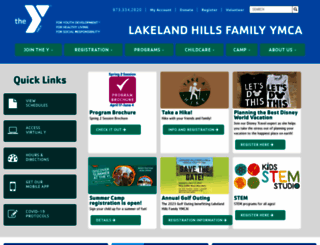 lakelandhillsymca.com screenshot