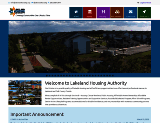 lakelandhousing.org screenshot