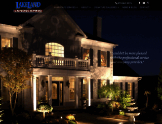 lakelandlandscaping.com screenshot