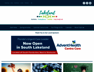lakelandmom.com screenshot