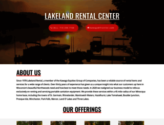 lakelandrentalcenter.com screenshot