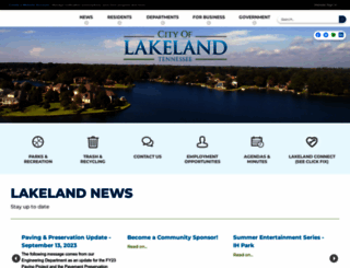 lakelandtn.gov screenshot