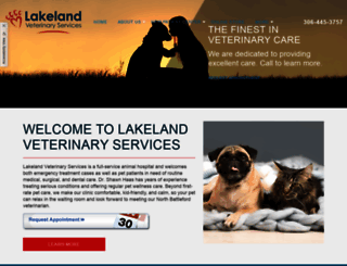 lakelandveterinaryservices.com screenshot