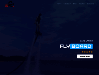 lakelanierflyboard.com screenshot
