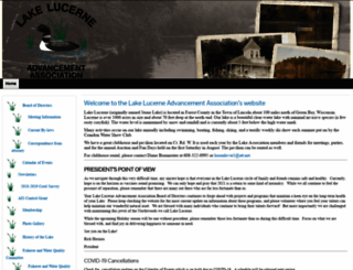lakelucernewi.com screenshot
