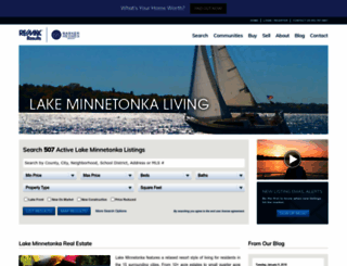 lakeminnetonkasrealestate.com screenshot