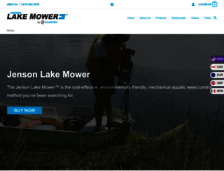 lakemower.com screenshot