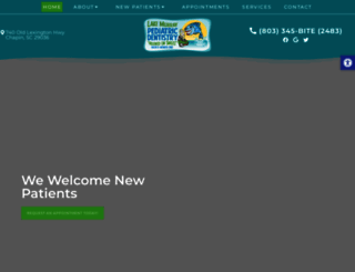 lakemurraypediatricdentistry.com screenshot