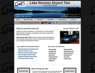 lakenormanairporttaxi.com screenshot