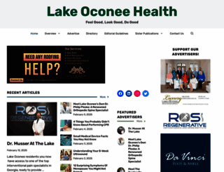 lakeoconeehealth.com screenshot