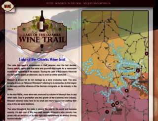 lakeoftheozarkswinetrail.com screenshot