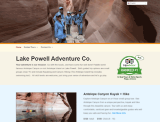 lakepowelladventure.com screenshot