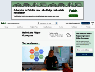 lakeridge.patch.com screenshot