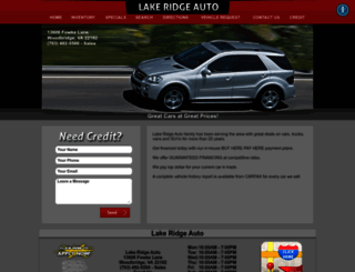 lakeridgeautos.com screenshot