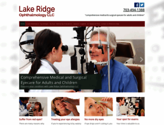 lakeridgeophthalmology.com screenshot