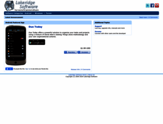 lakeridgesoftware.com screenshot
