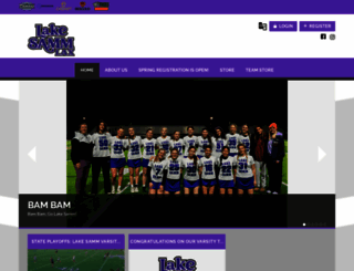 lakesammlacrosse.org screenshot