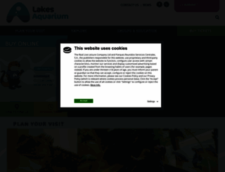 lakesaquarium.co.uk screenshot