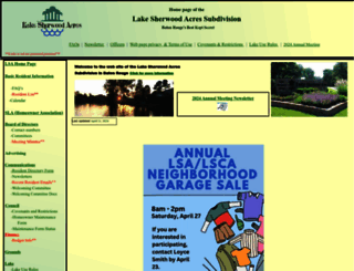 lakesherwoodacres.com screenshot