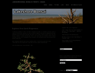 lakeshorebonsai.com screenshot