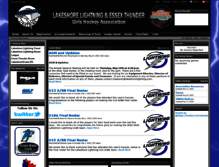lakeshorelightning.com screenshot