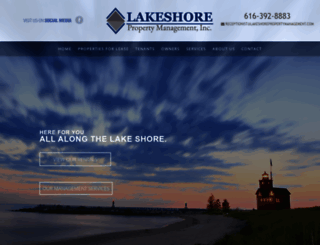 lakeshorepropertymanagement.com screenshot