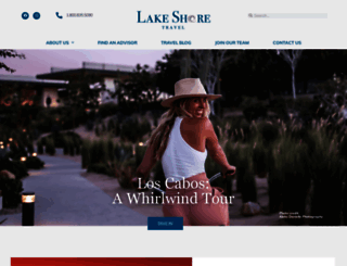 lakeshoretravel.com screenshot