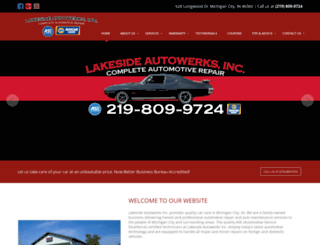 lakesideautowerksinc.com screenshot