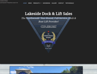 lakesidedocks.com screenshot