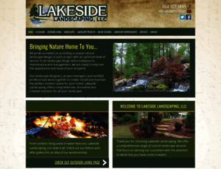 lakesidelandscapingsc.com screenshot