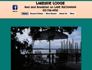 lakesidelodgetx.com screenshot