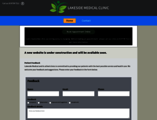 lakesidemedical.com.au screenshot